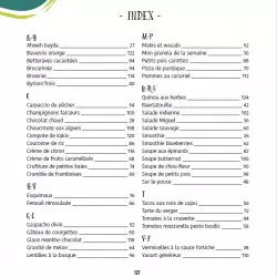 Index der Rohkostrezepte Aurélie Viard