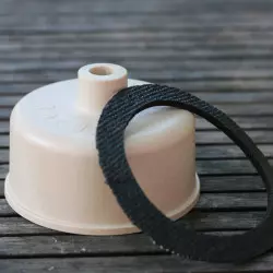 Bocup maak de potten leeg in uw low tech maxi cloche potten.