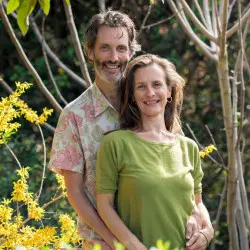 Eric en Aurélie Viard, auteurs, beheerders van de online winkel Biovie