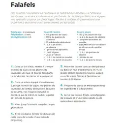 ricetta falafel tratta dal libro "alghe nella vita quotidiana"