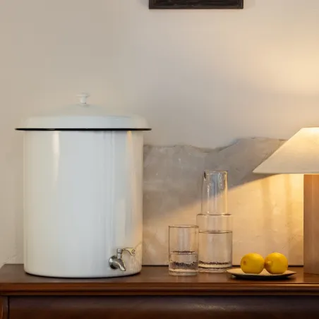 Ecofiltro Blanc : Purificateur céramique pour une eau pure (20L)