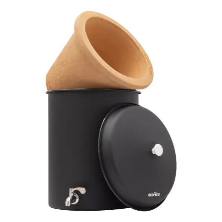 Filtro Ecofiltro 5L Nero: Purificatore d'acqua in argilla