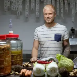 Lacto-fermentierter Sellerieknolle und Apfel BIO