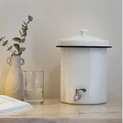 Filtro Ecofiltro 5L bianco: Purificatore d'acqua in argilla