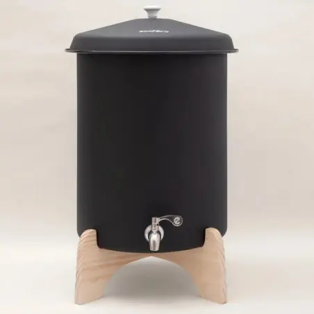 Supporto in legno per Ecofiltro 20L: Purificatore d'acqua naturale e durevole