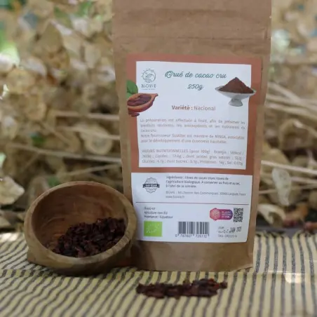 Bio-Rohkakao-Nibs (Sorte National)