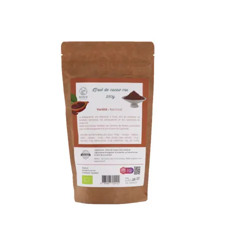 Grué di Cacao crudo Bio (varietà Nacional)