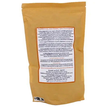 Muesli Rauw Natuur (Hennep + Biologische Boekweit)