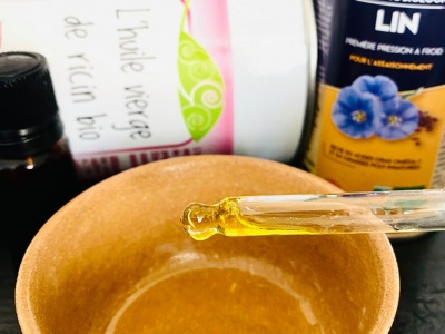 Leinsamenöl-Serum für einen strahlenden Teint