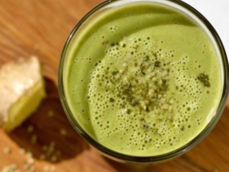 Smoothie Citron Gingembre et Herbe d'orge