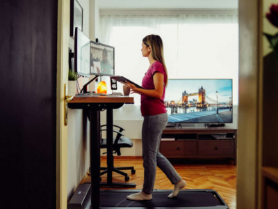 Os 8 benefícios do tapete de caminhada no escritório