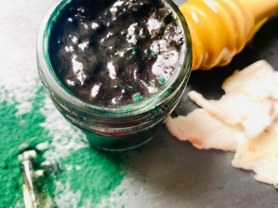 Coco-spirulin sun mask 